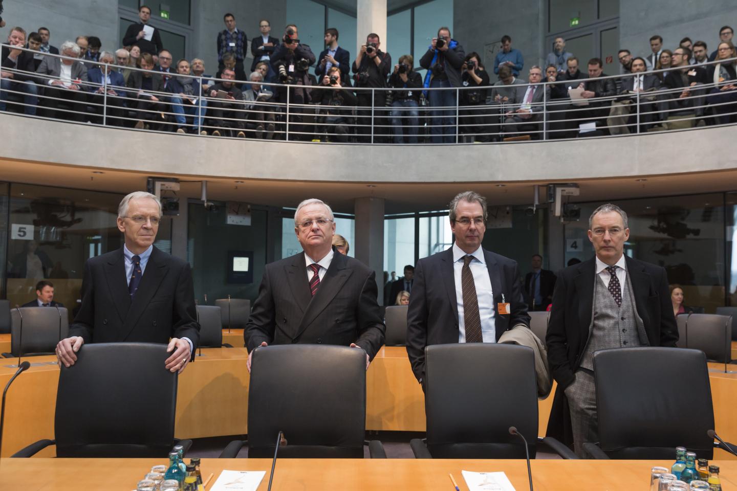 Former Volkswagen AG Chief Executive Officer Martin Winterkorn Appears Before German Parliamentary Committe