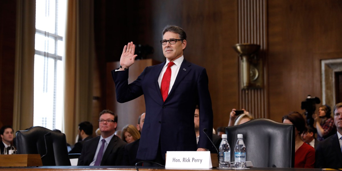 Trump's Energy Pick Rick Perry Softens Stance on Climate Change | Fortune