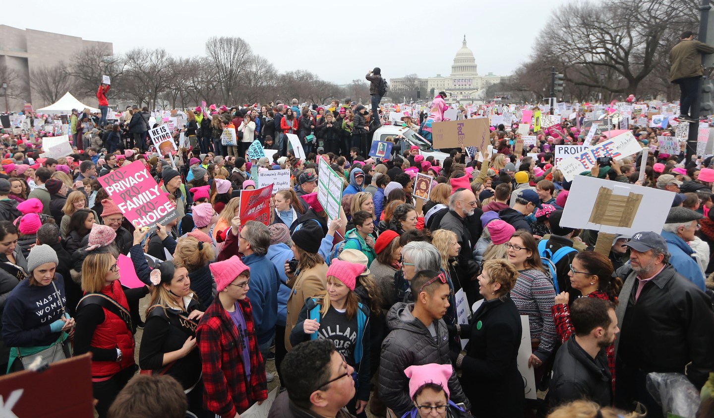Thousands Attend Women's March On Washington