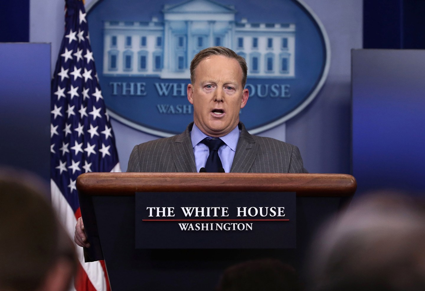 Press Secretary Sean Spicer Holds Briefing At White House