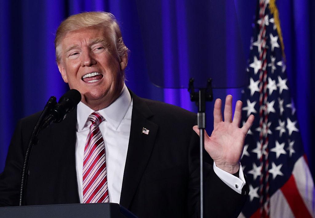 Donald Trump Addresses Republican Retreat In Philadelphia