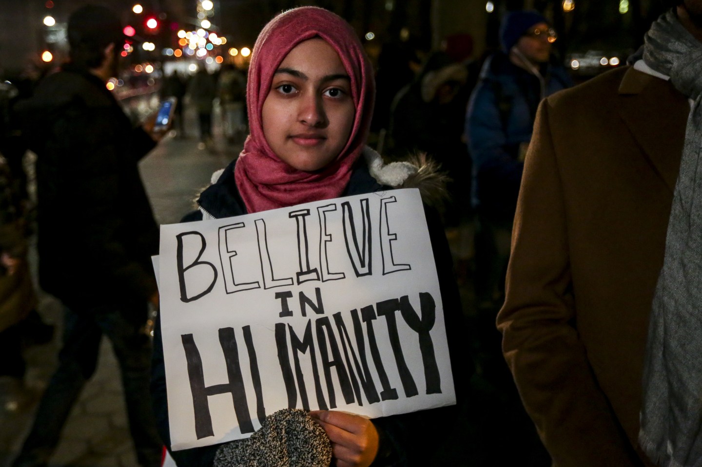 Demonstrators Protest In New York As Confusion Grips Airports Amid Courts Halt Of Trump Travel Ban