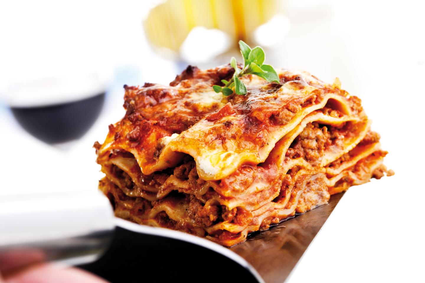 Piece of lasagna