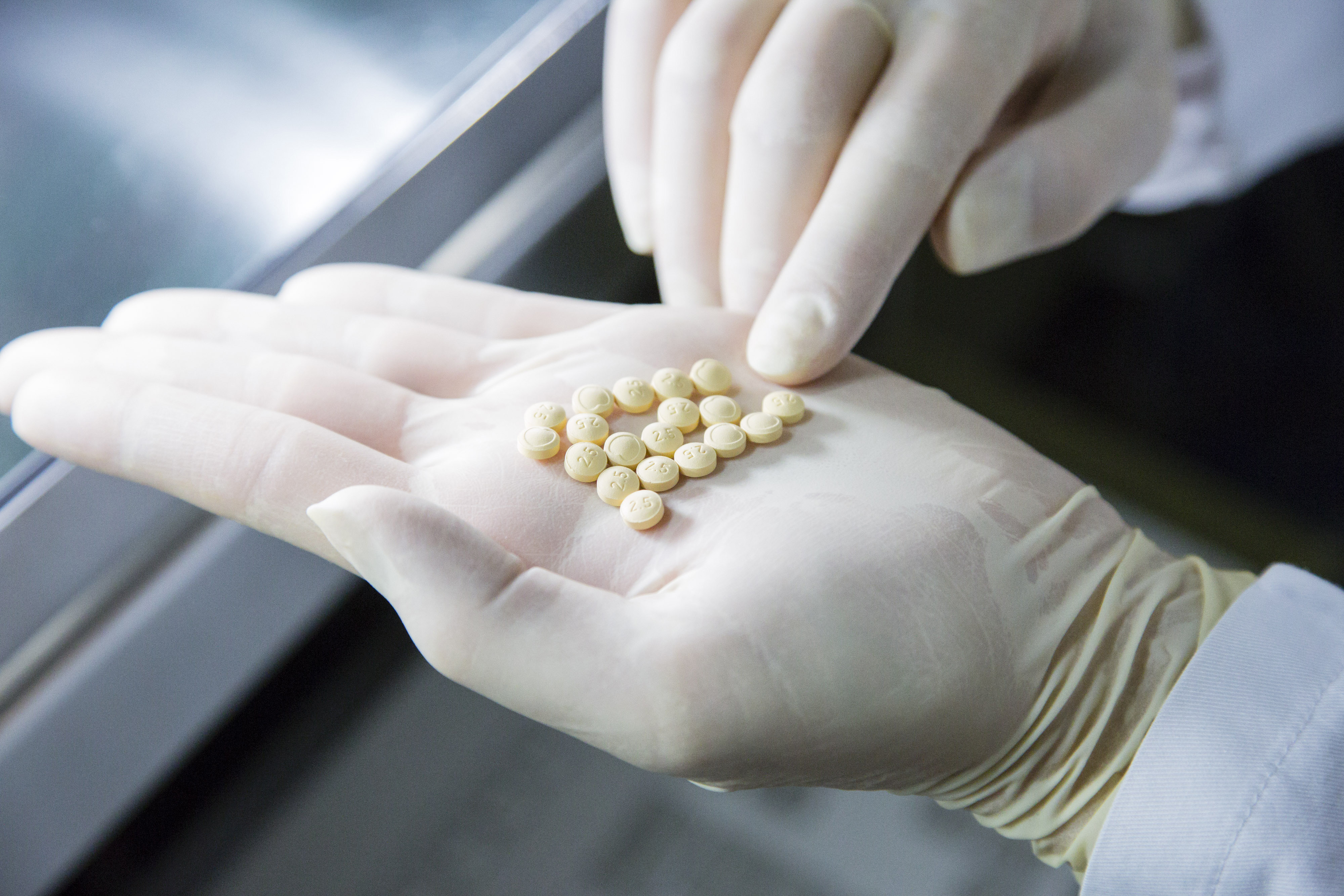 Pharmaceutical Production Inside Merck KGaA Health Care Laboratory