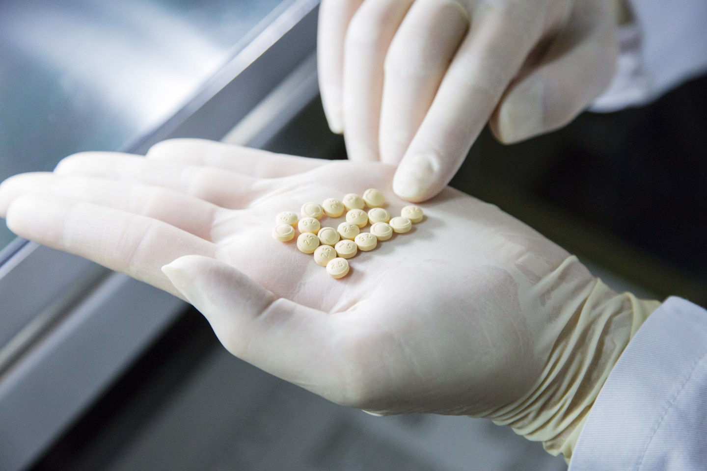 Pharmaceutical Production Inside Merck KGaA Health Care Laboratory