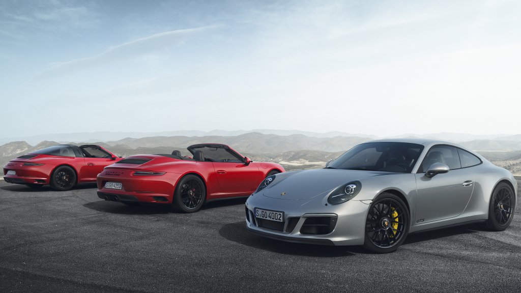 911 Targa 4 GTS, 911 Carrera 4 GTS Cabriolet und 911 Carrera 4 GTS