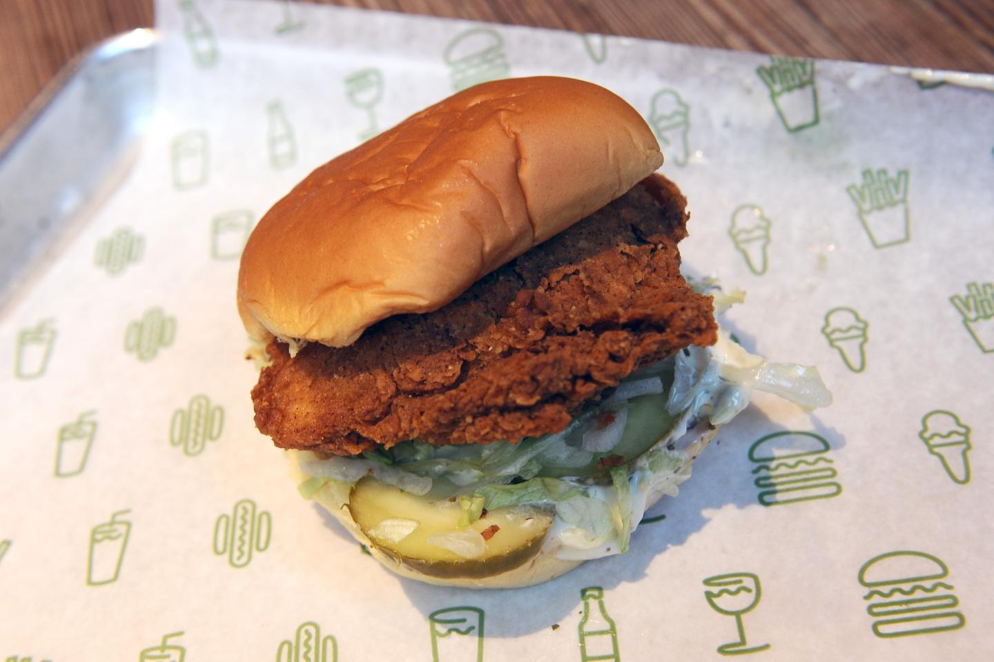NY: "Chick'N Shack" Chicken Sandwich Added To Shake Shack Menu