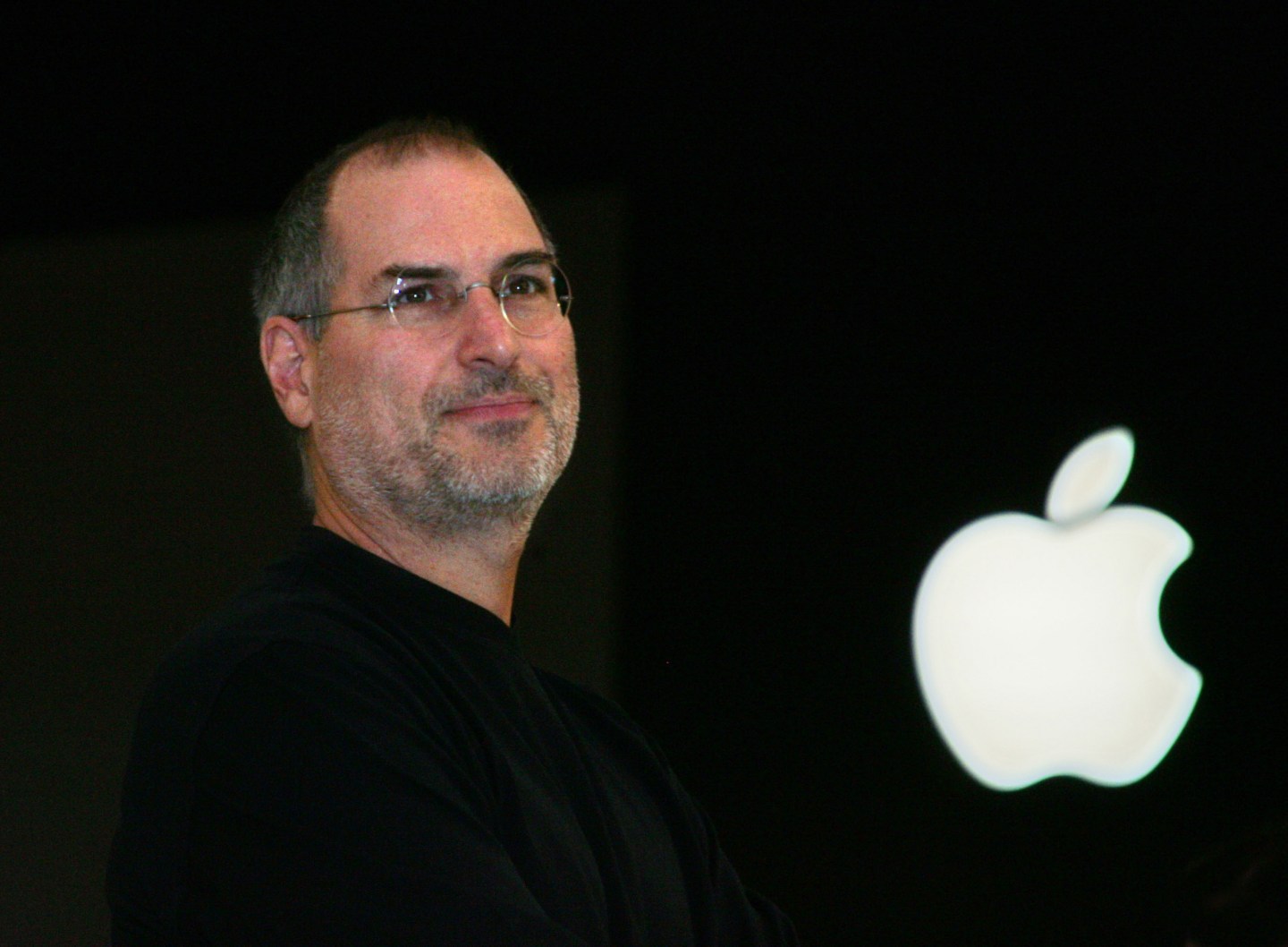 Apple computer chief executive Steve Job