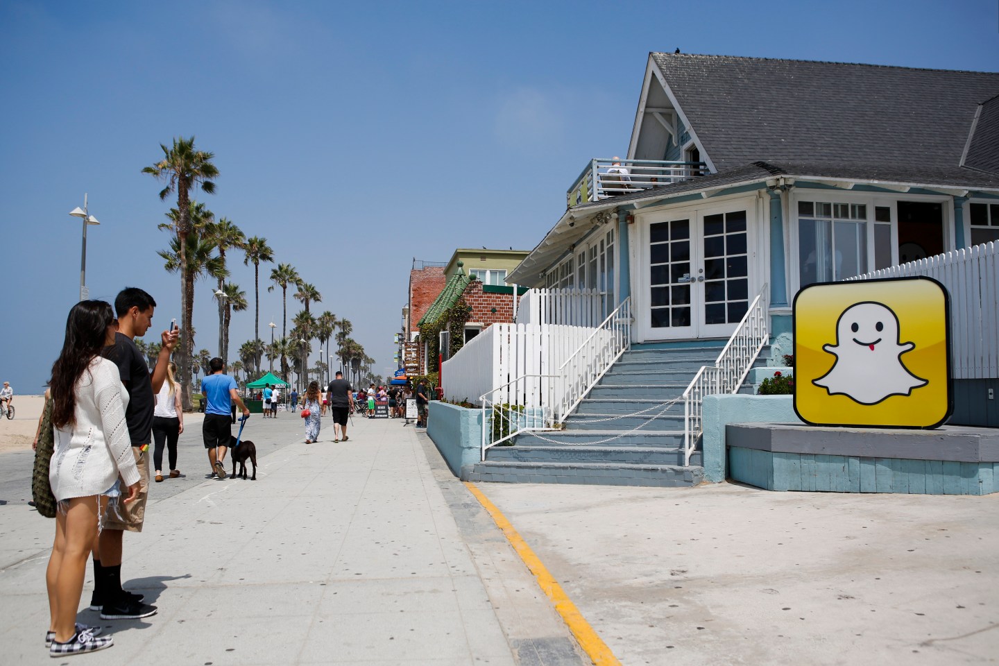 Headquarters Of Photo And Video Sharing Application Snapchat