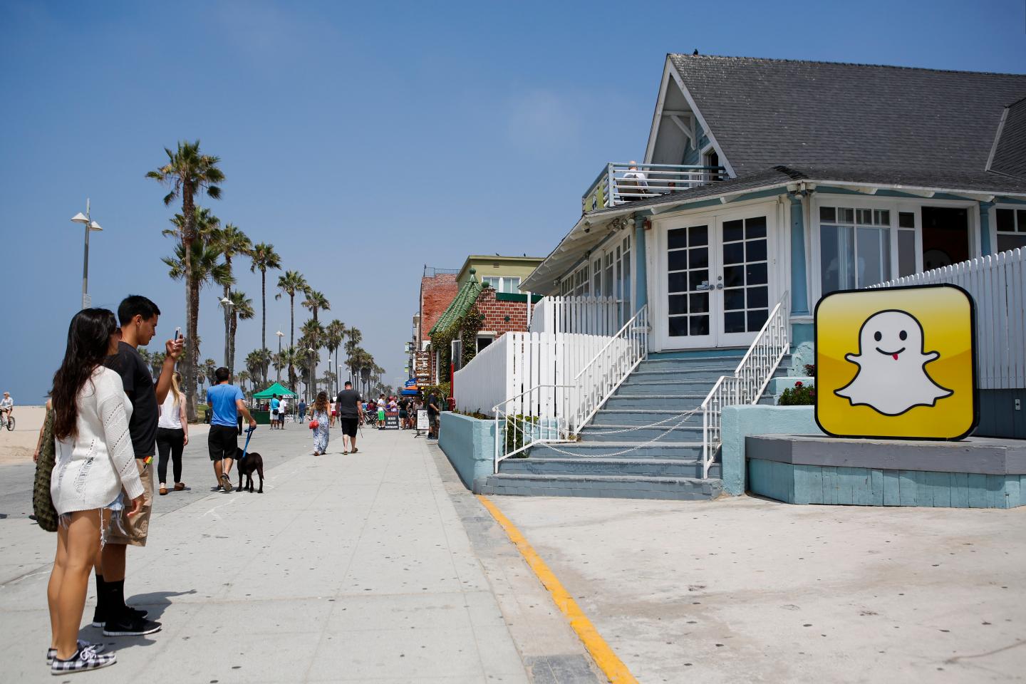 Headquarters Of Photo And Video Sharing Application Snapchat