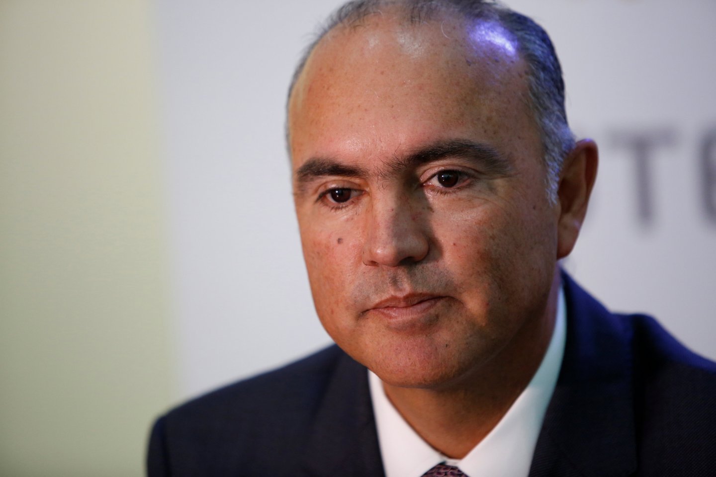 Mexico's Agriculture Secretary Calzada looks on during an interview with Reuters in Mexico City