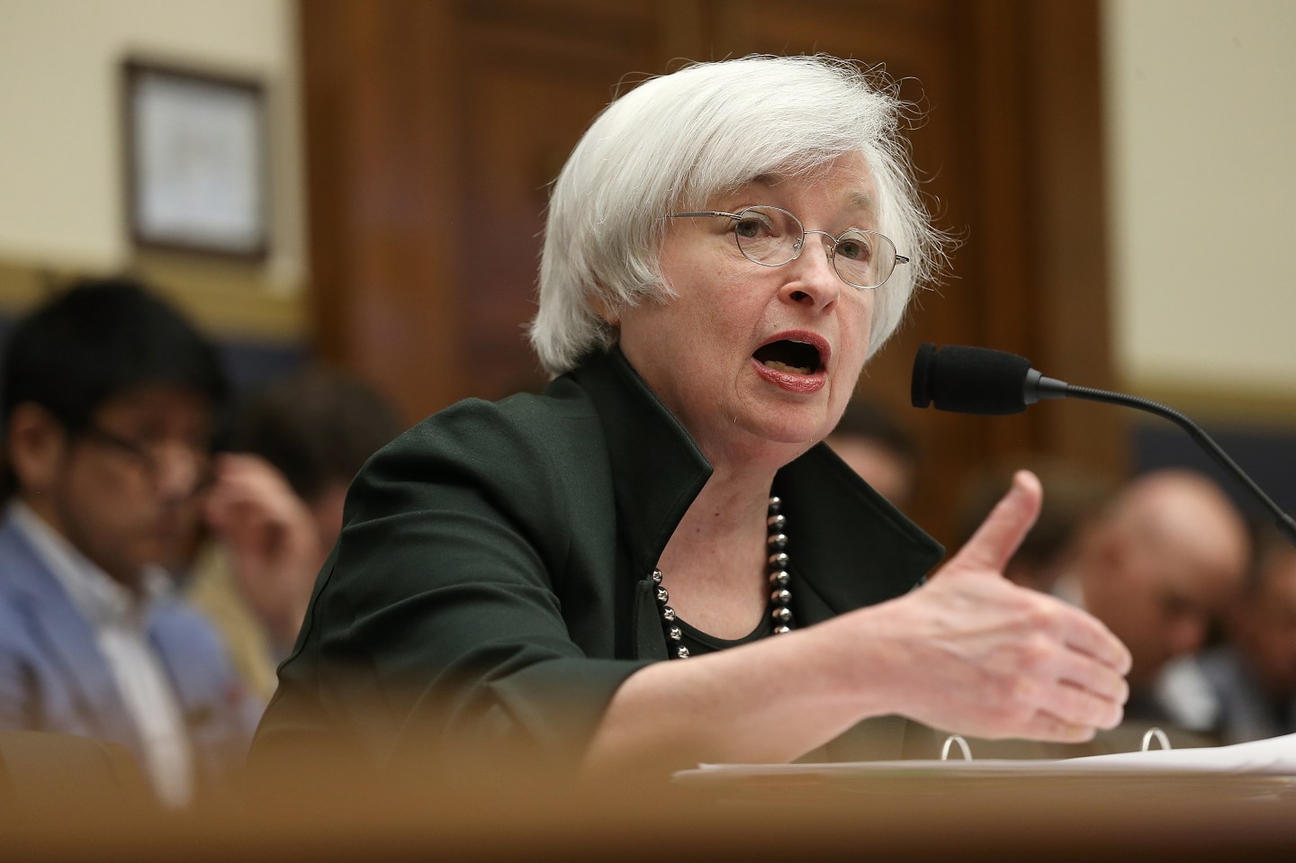 Federal Reserve Chairwoman Janet Yellen Testifies To House Committee On State Of Economy