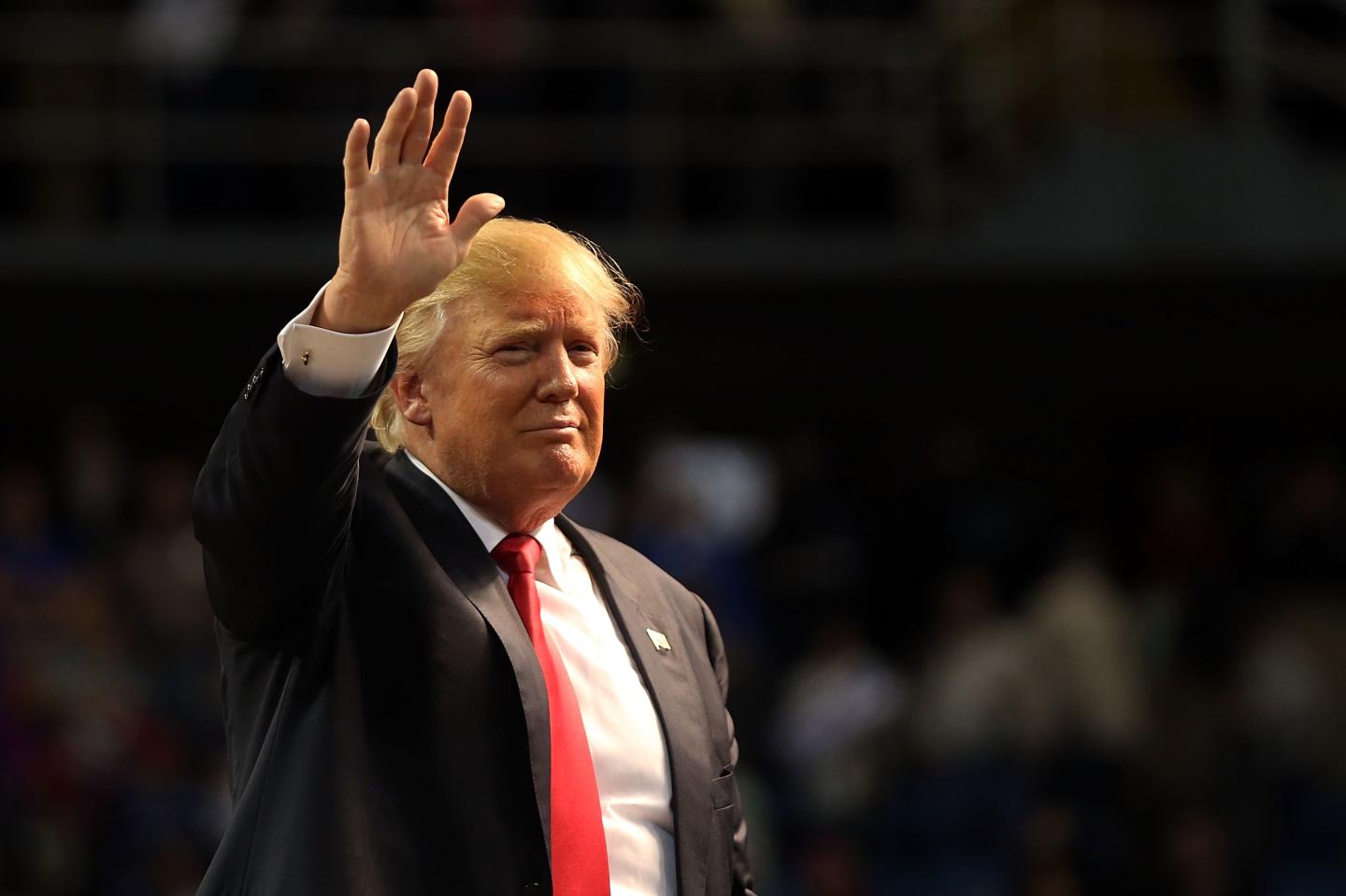 Donald Trump Holds Rally In Biloxi, Mississippi