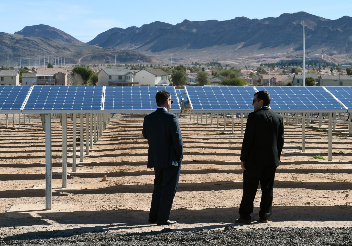Nellis Air Force Base Commemorates Opening Of Solar Array
