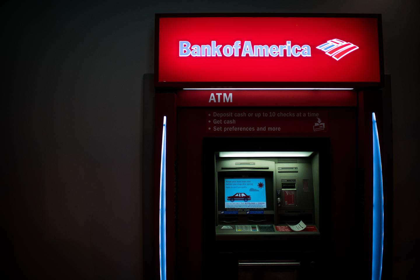 A Bank Of America Corp. Branch Ahead Of Earnings Figures