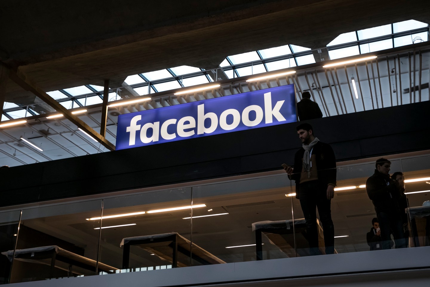 Sheryl Sandberg, Facebook Ceo Gives A press Conference In Paris