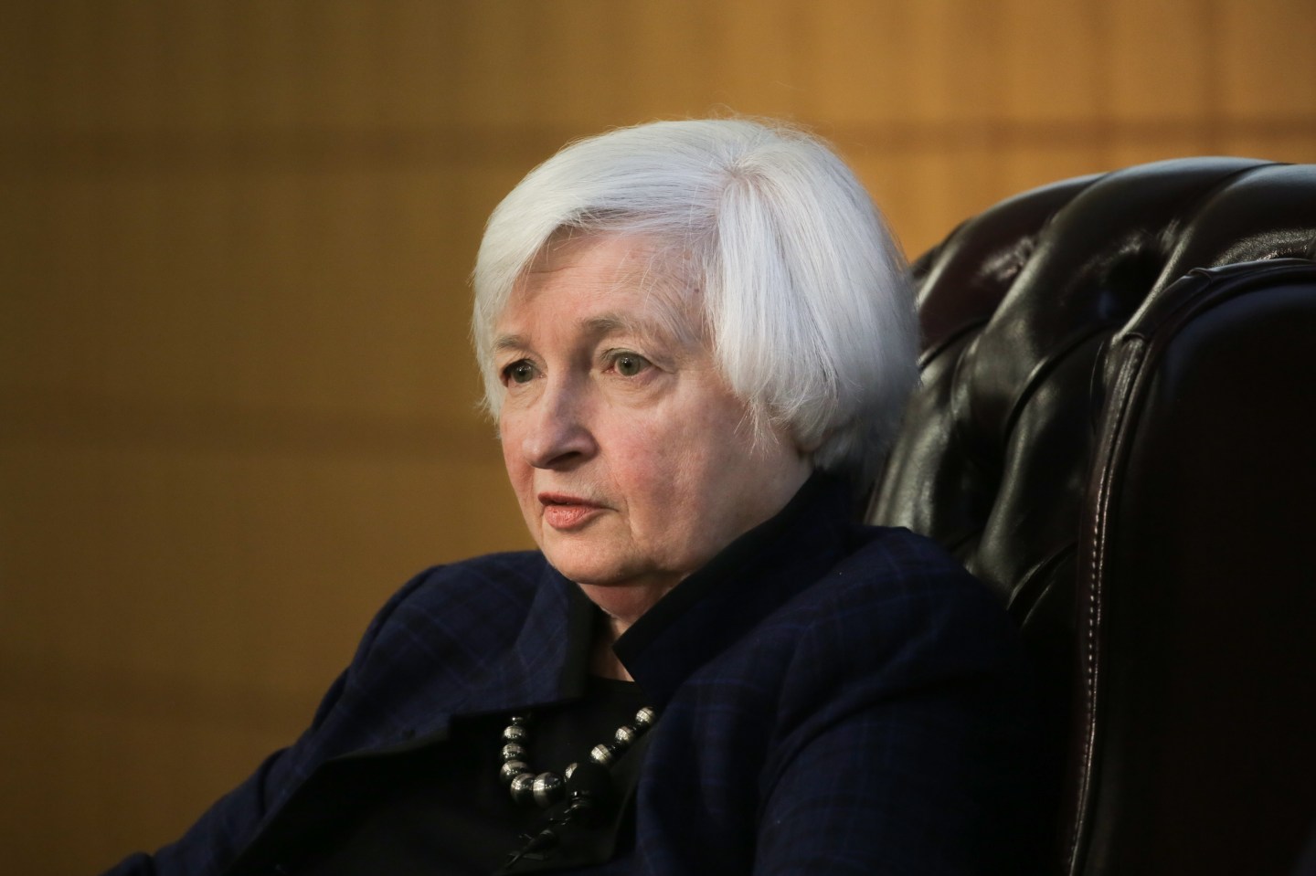 Janet Yellen Discusses U.S. Economic Outlook At Stanford University