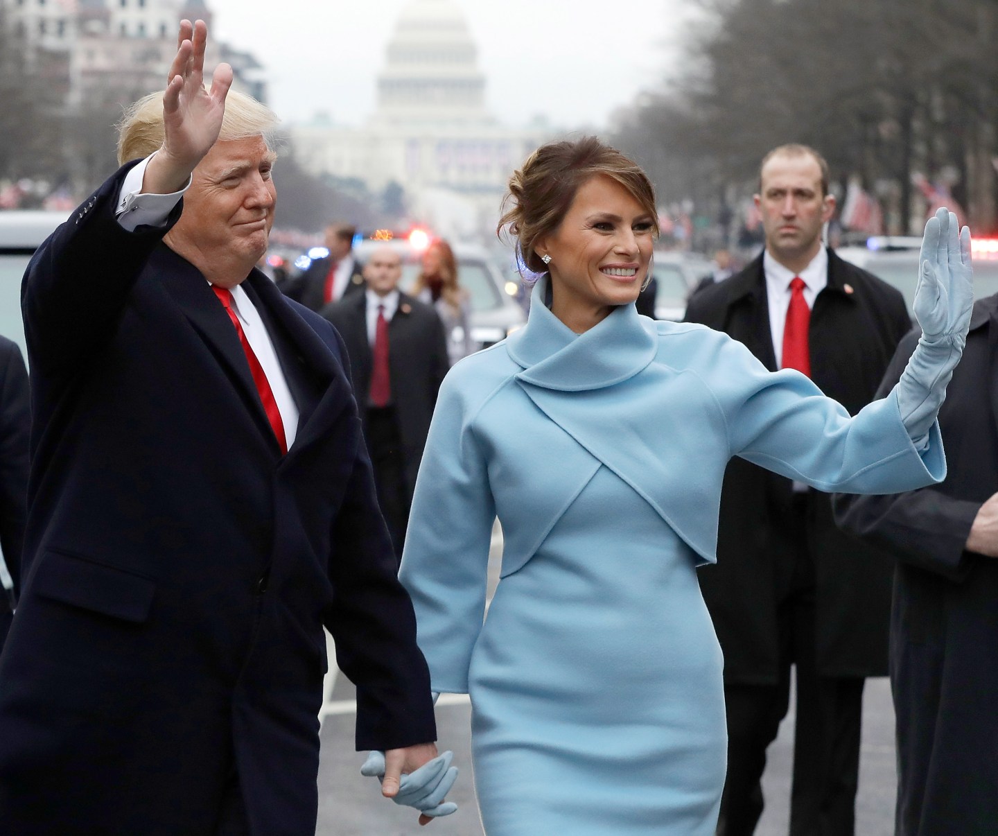 Parade Celebrates Presidential Inauguration Of Donald Trump