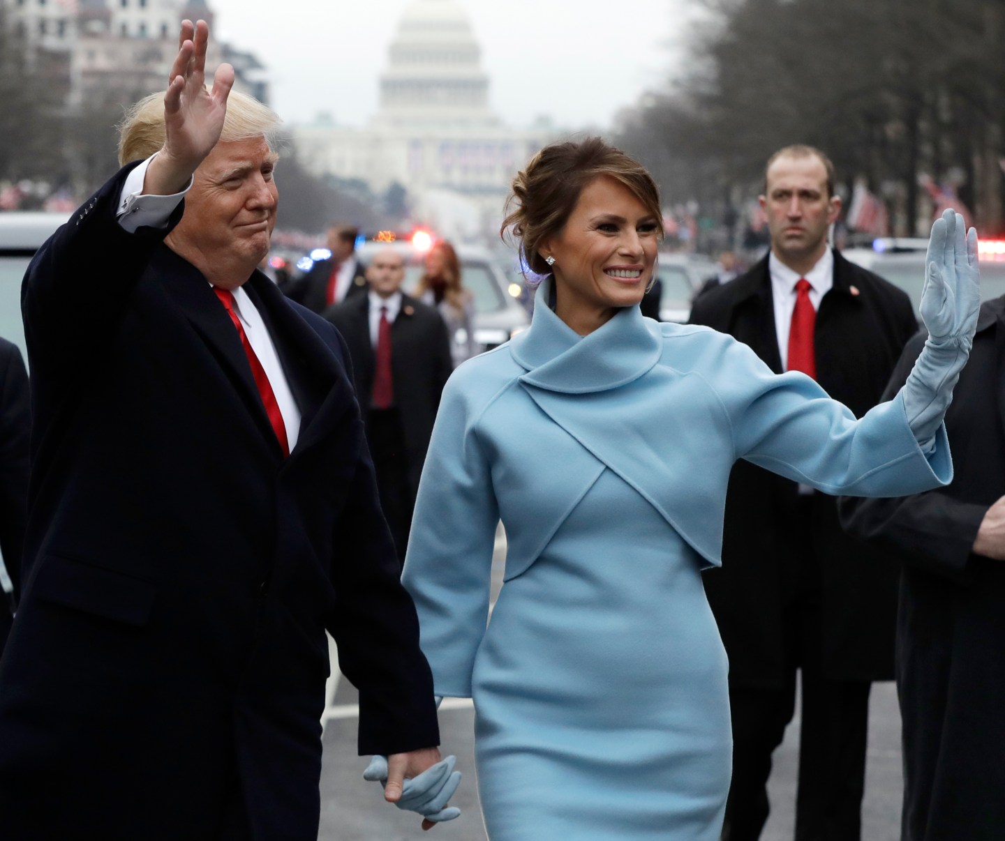 Parade Celebrates Presidential Inauguration Of Donald Trump