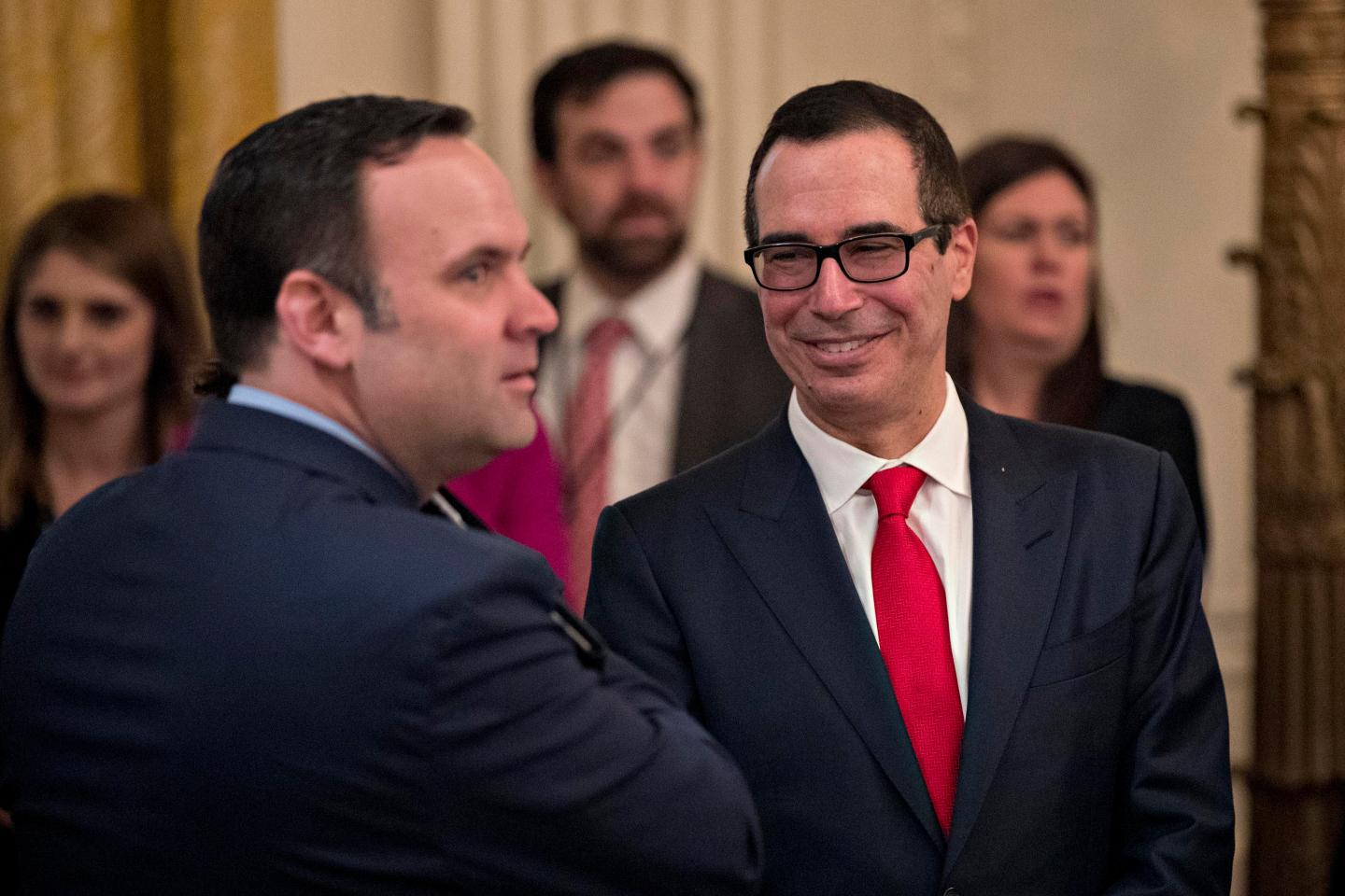 President Trump Swears In Senior Staff At White House