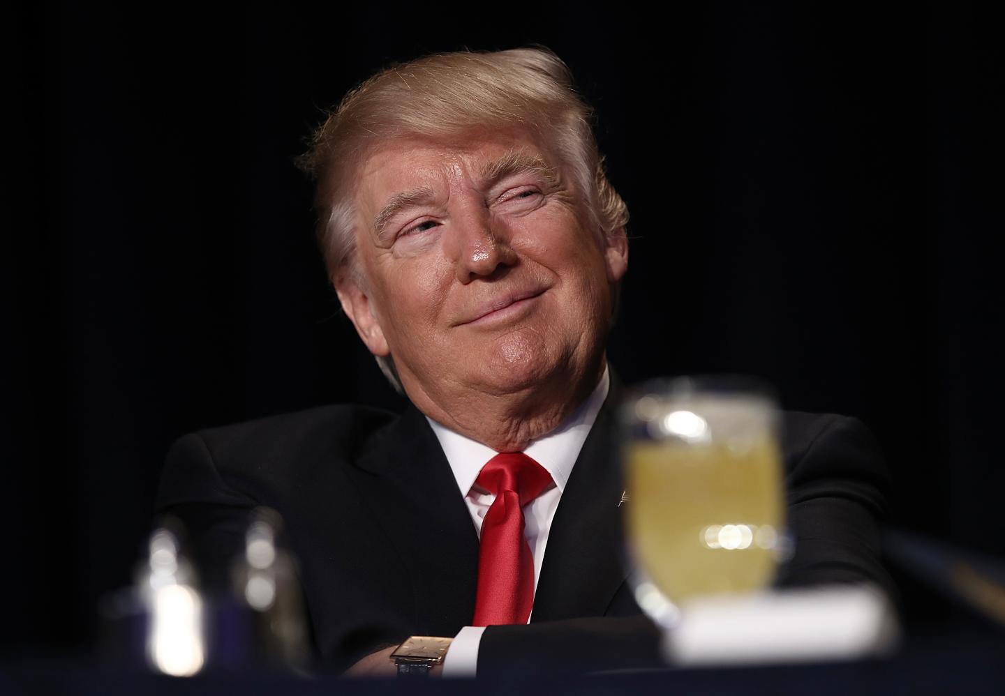 President Trump Speaks At The National Prayer Breakfast