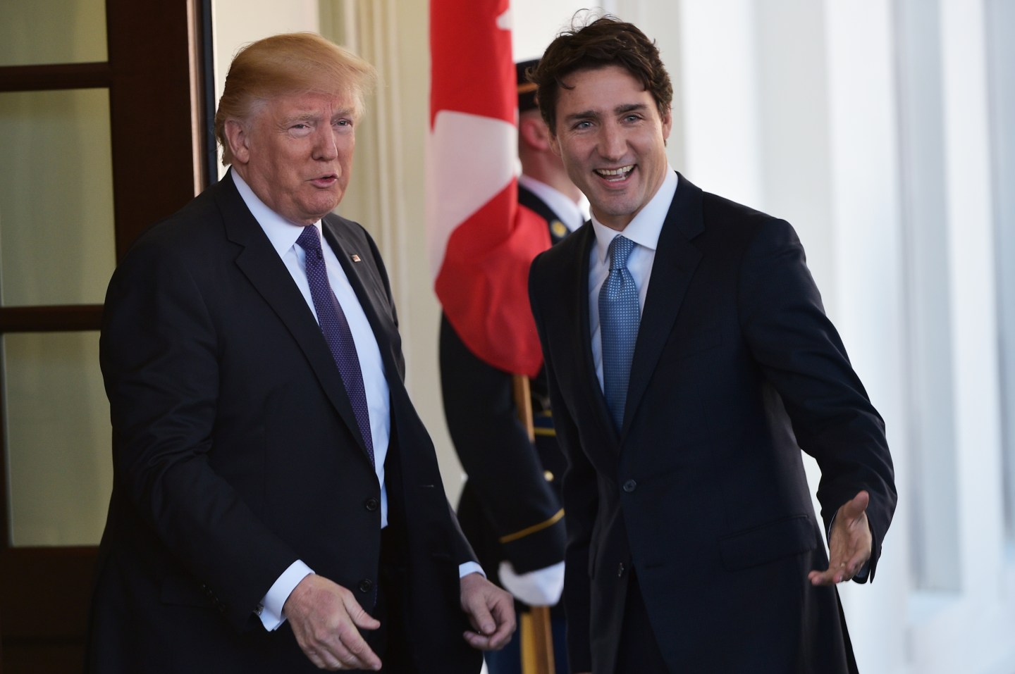 US-CANADA-DIPLOMACY-TRUMP-TRUDEAU