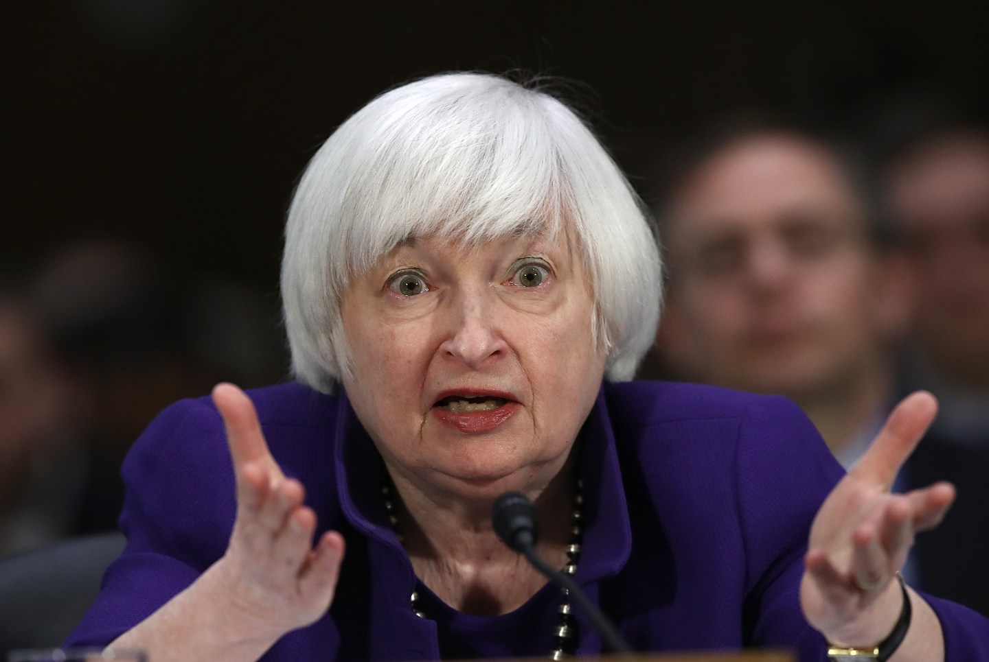 Federal Reserve Chairwoman Janet Yellen Testifies To Senate Committee On Dept's Semiannual Monetary Policy Report