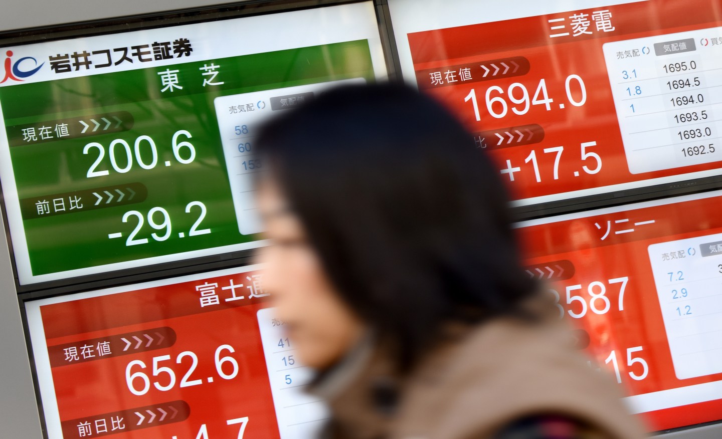 JAPAN-STOCKS-TOSHIBA-COMPANY-EARNINGS