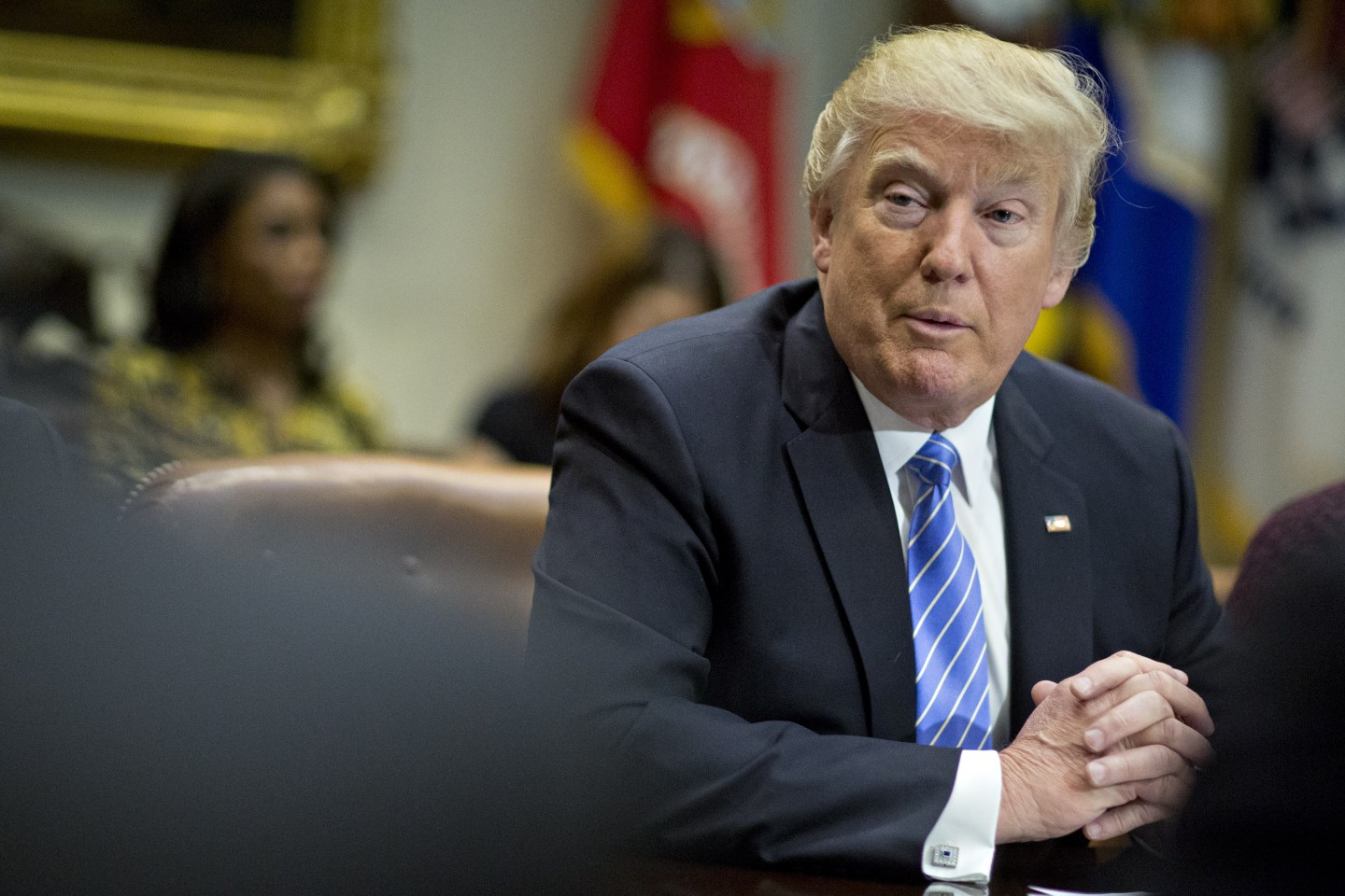 President Trump Meets With The Retail Industry Leaders Association