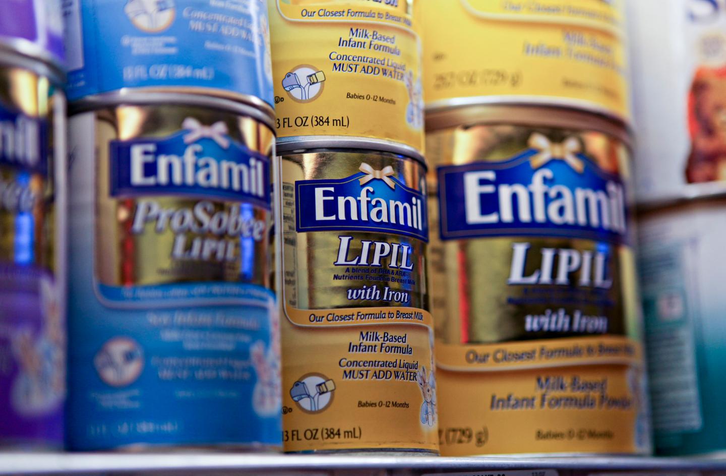 Enfamil infant formula, made by Mead Johnson Nutrition Co.,