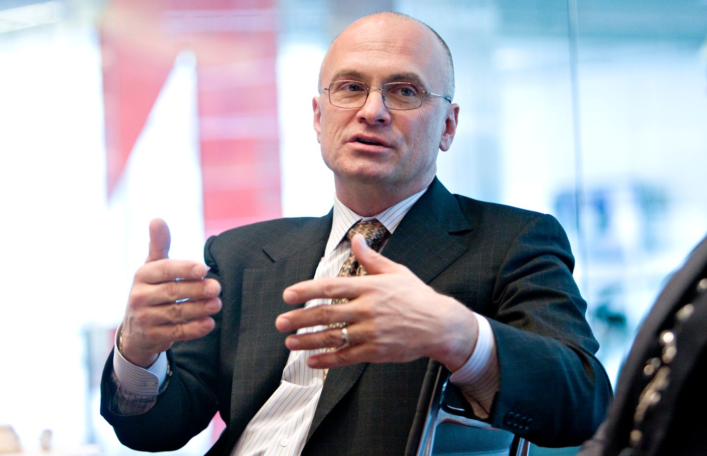 Andrew Puzder, chief executive officer of CKE Restaurants In