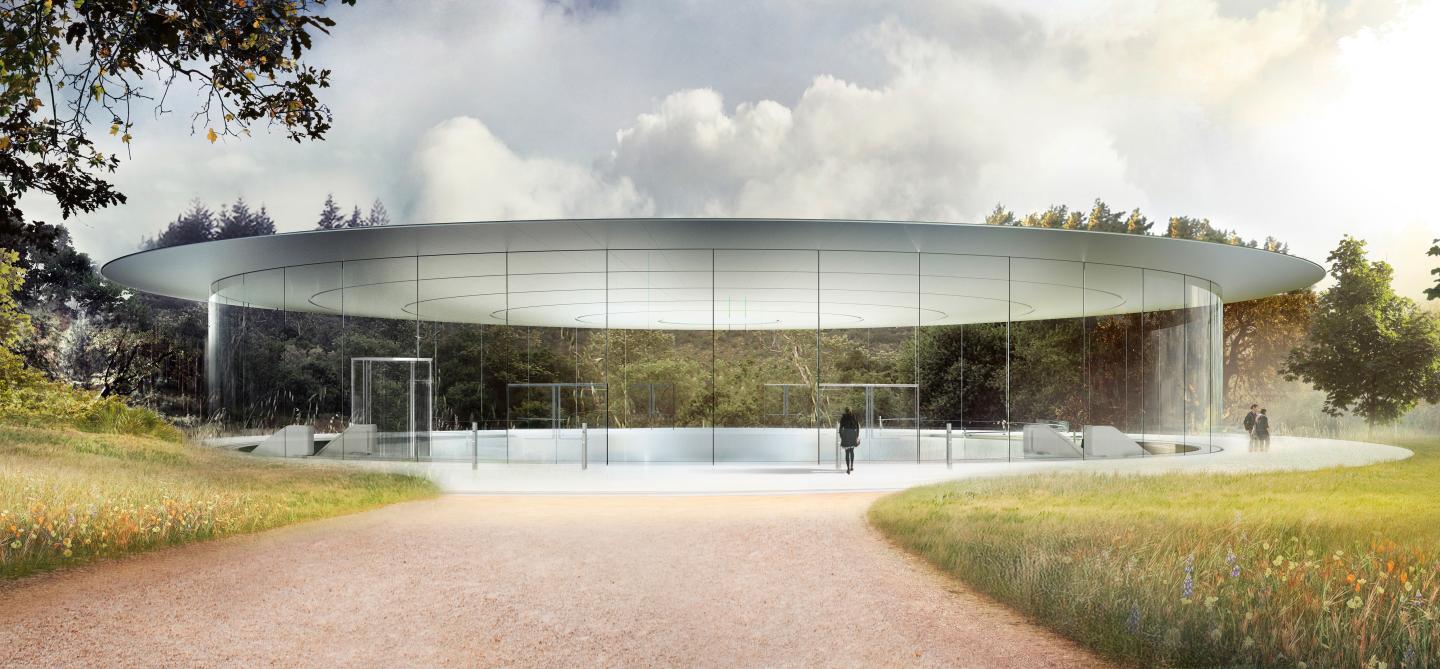 Latest Apple Park Drone Footage Shows Basketball and Tennis Courts