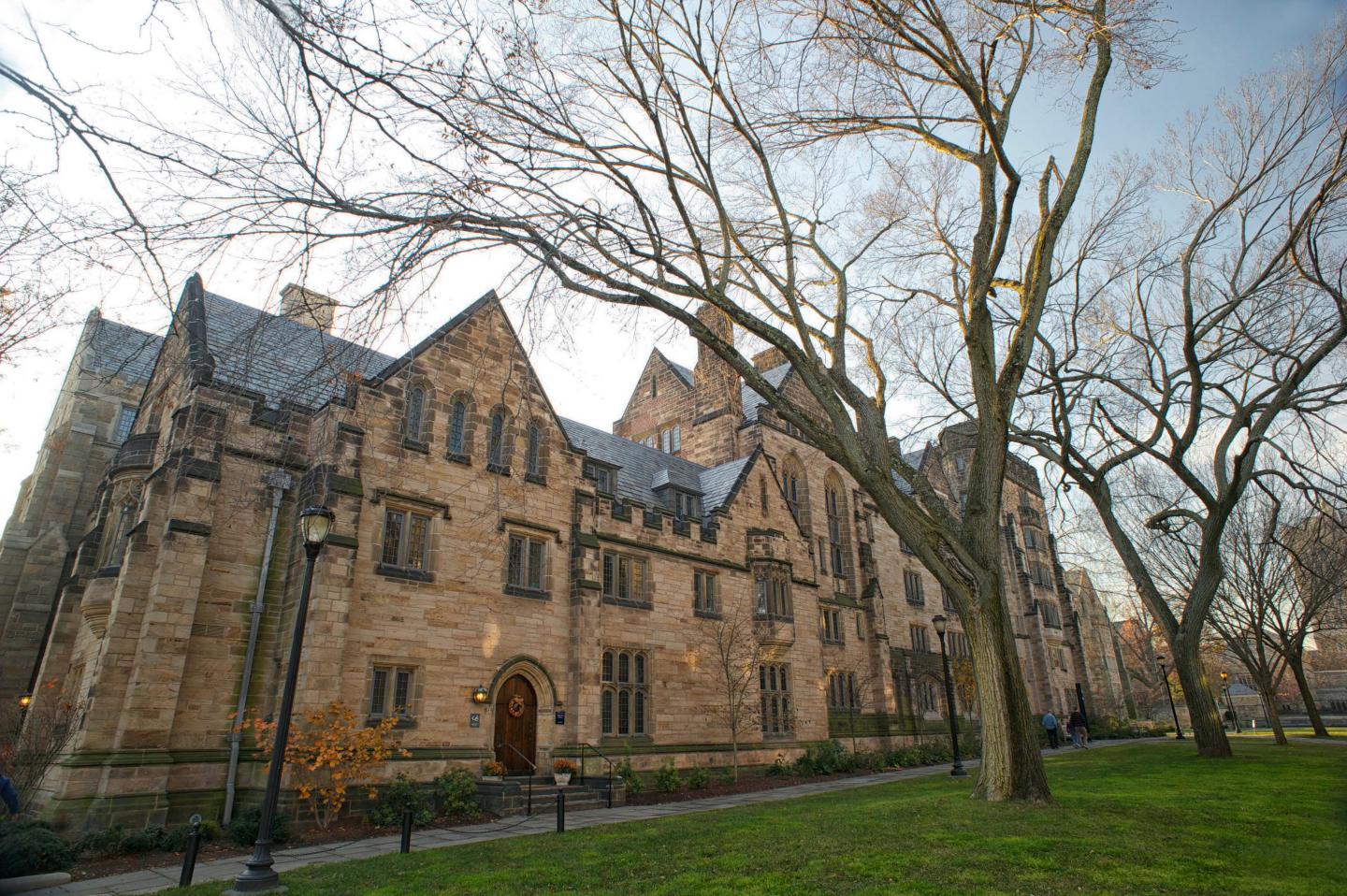 Calhoun College part of Yale University built in 1933, in collegiate gothic style architecture.