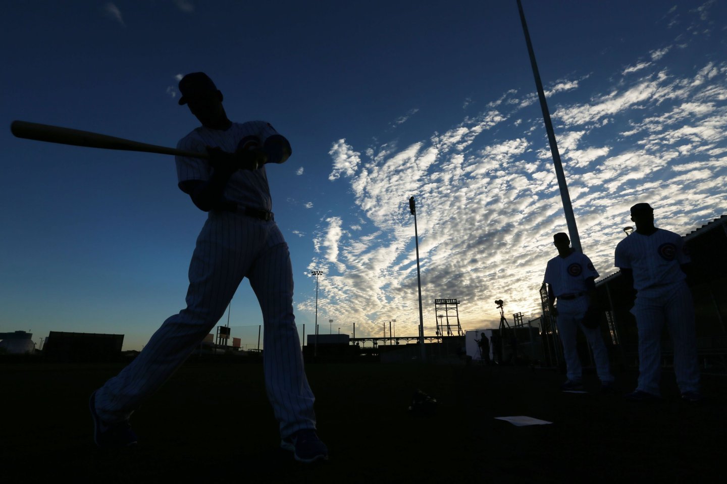 Chicago Cubs at spring training