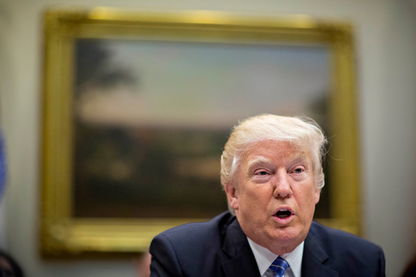 President Trump Meets With The Retail Industry Leaders Association