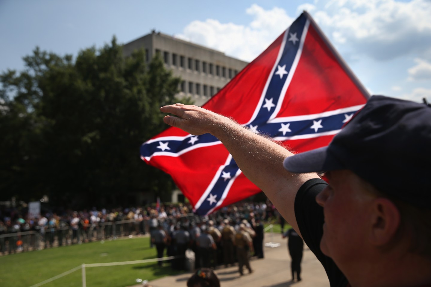 Ku Klux Klan Holds Rally Outside South Carolina Statehouse