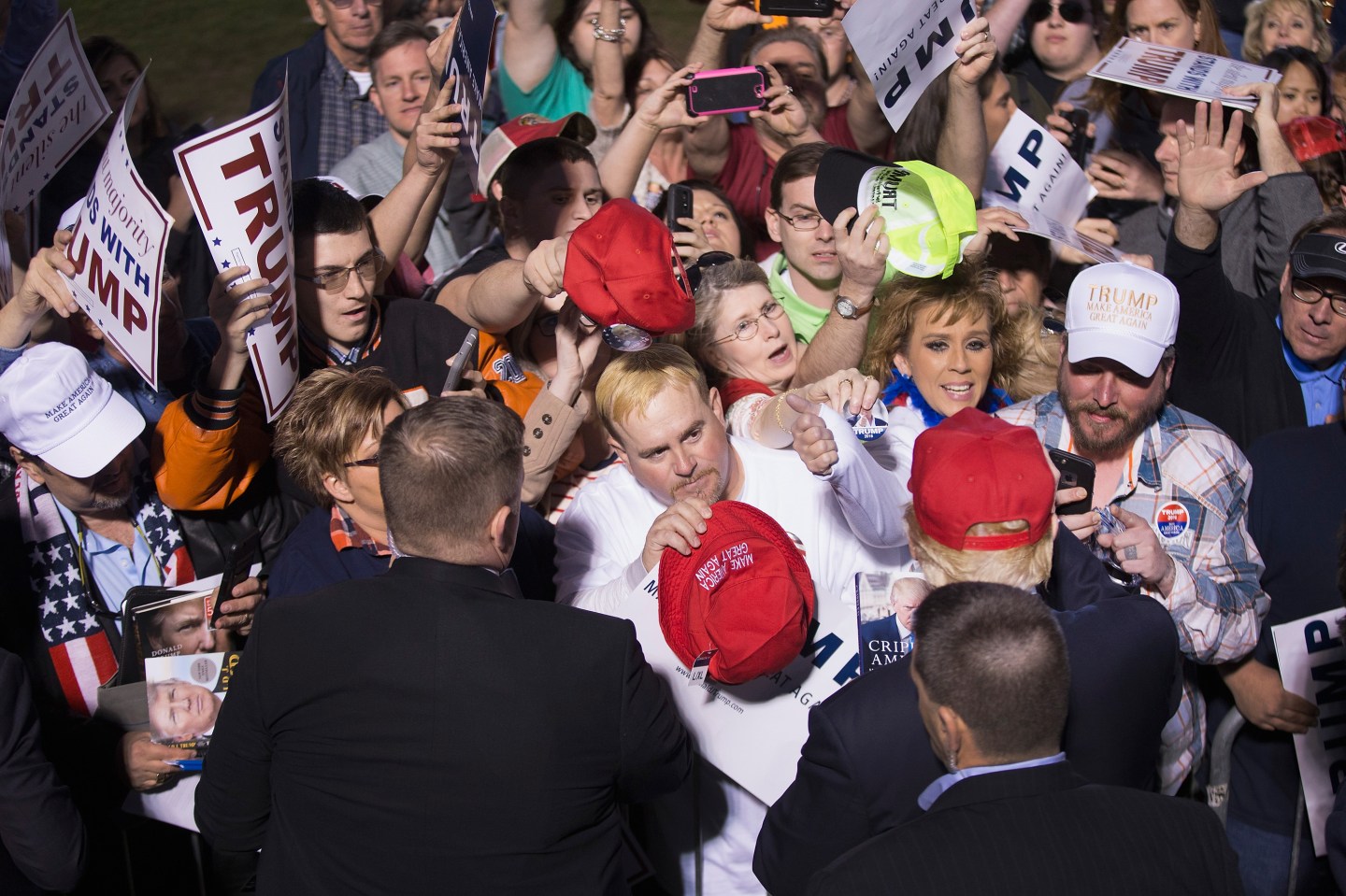 Donald Trump Holds Campaign Rally In Alabama Ahead Of Super Tuesday