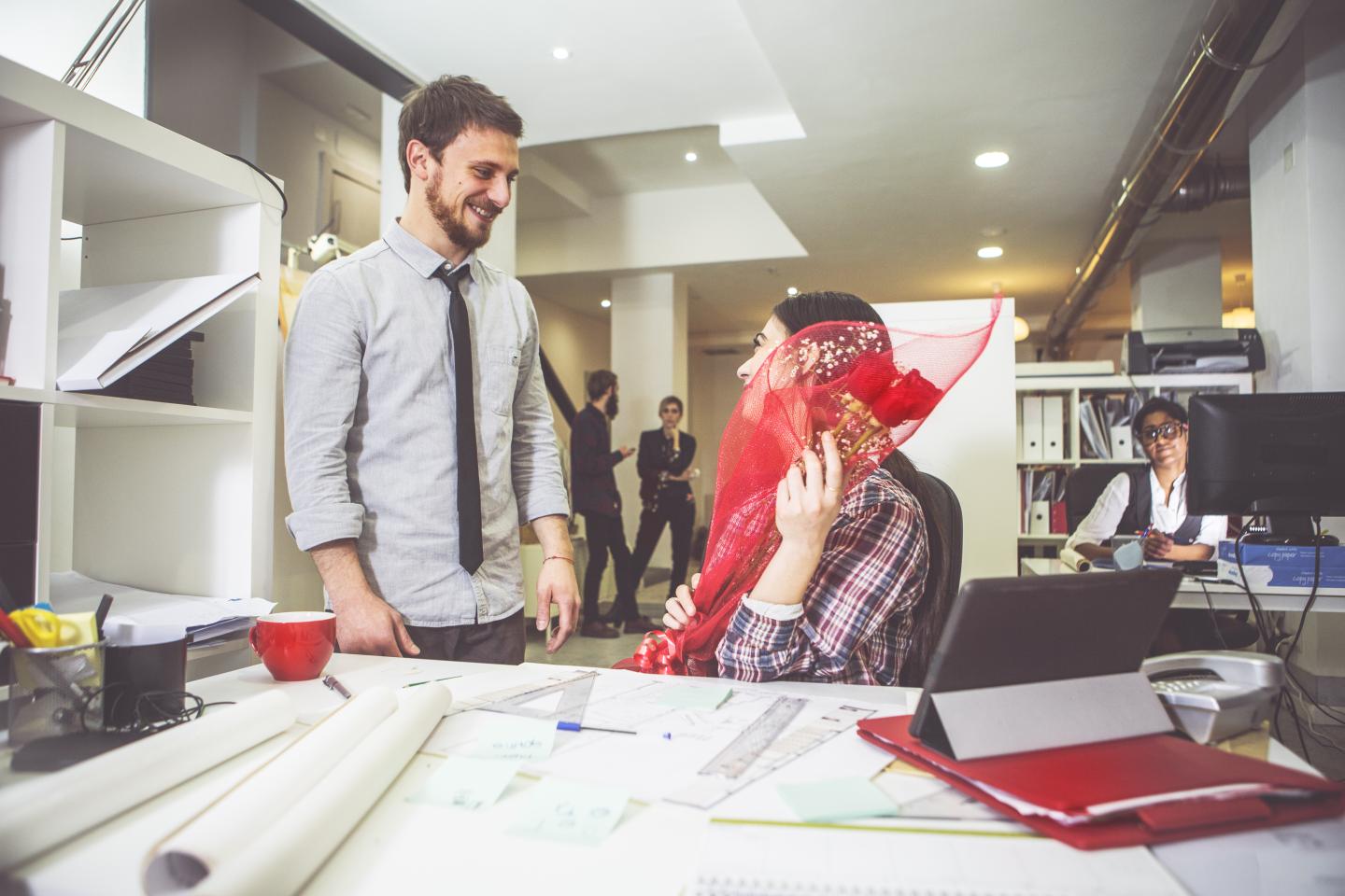 In the creative designers studio: Valentine's day