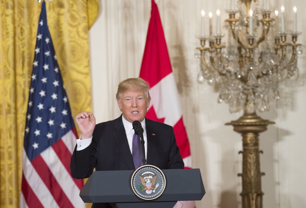 US-CANADA-DIPLOMACY-TRUMP-TRUDEAU