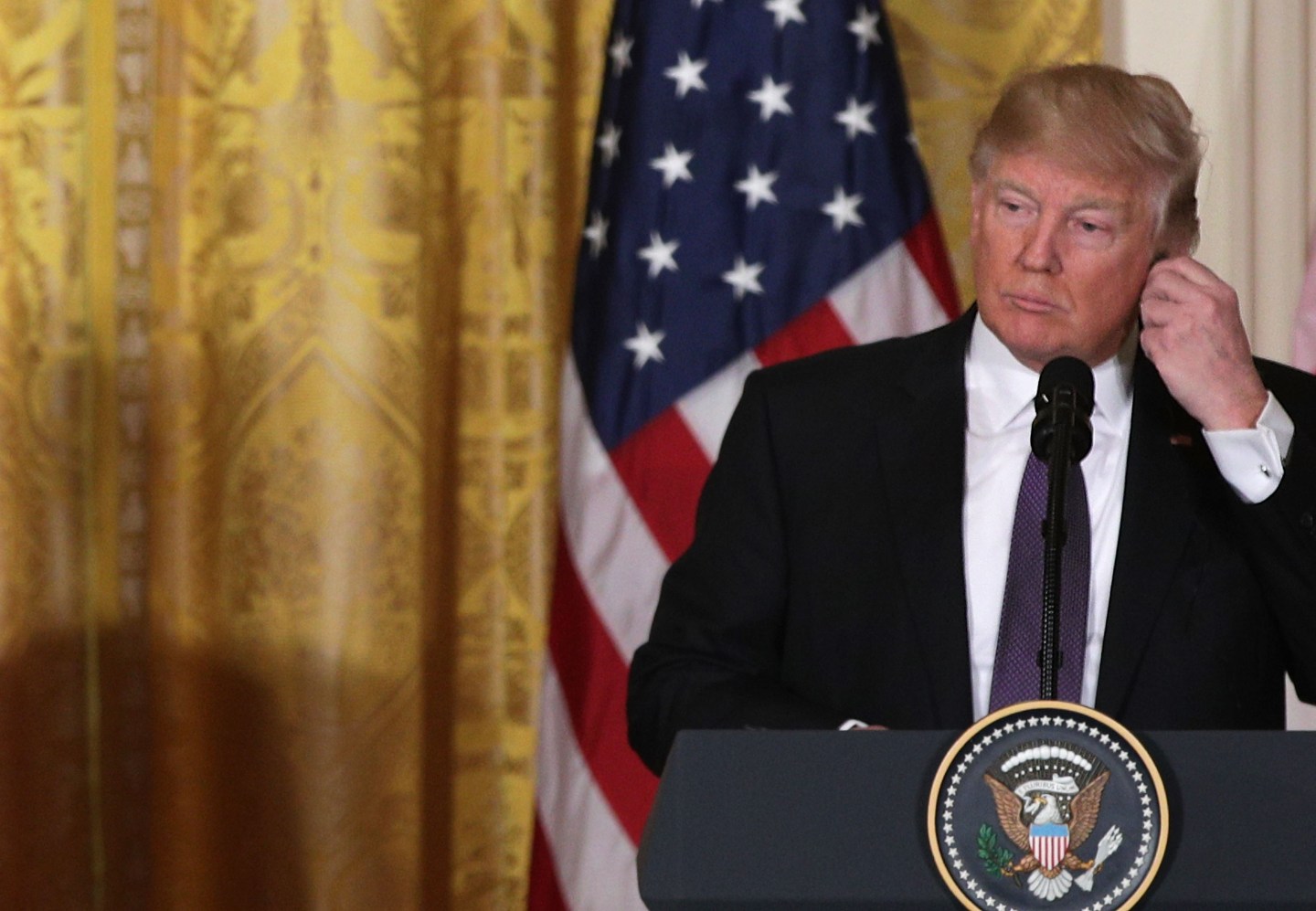Donald Trump Hosts Canadian PM Justin Trudeau At The White House