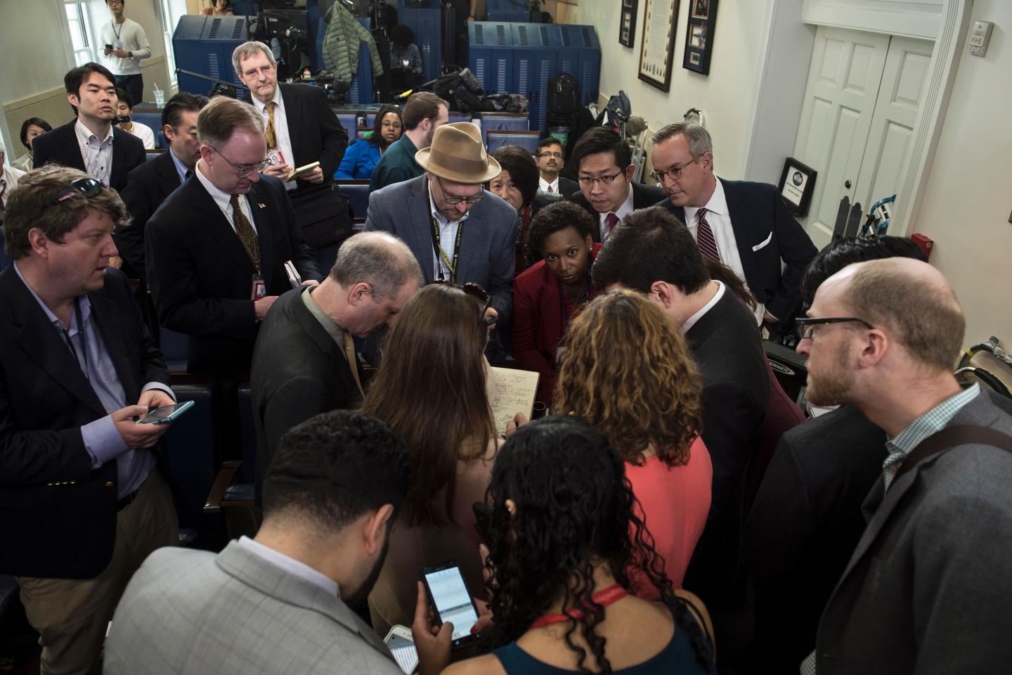 US-POLITICS-MEDIA-BRIEFING