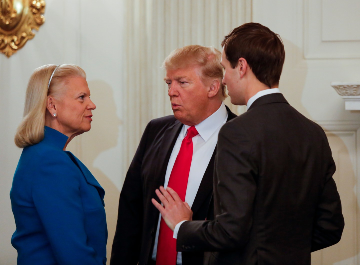 Donald Trump signs an Executive Order