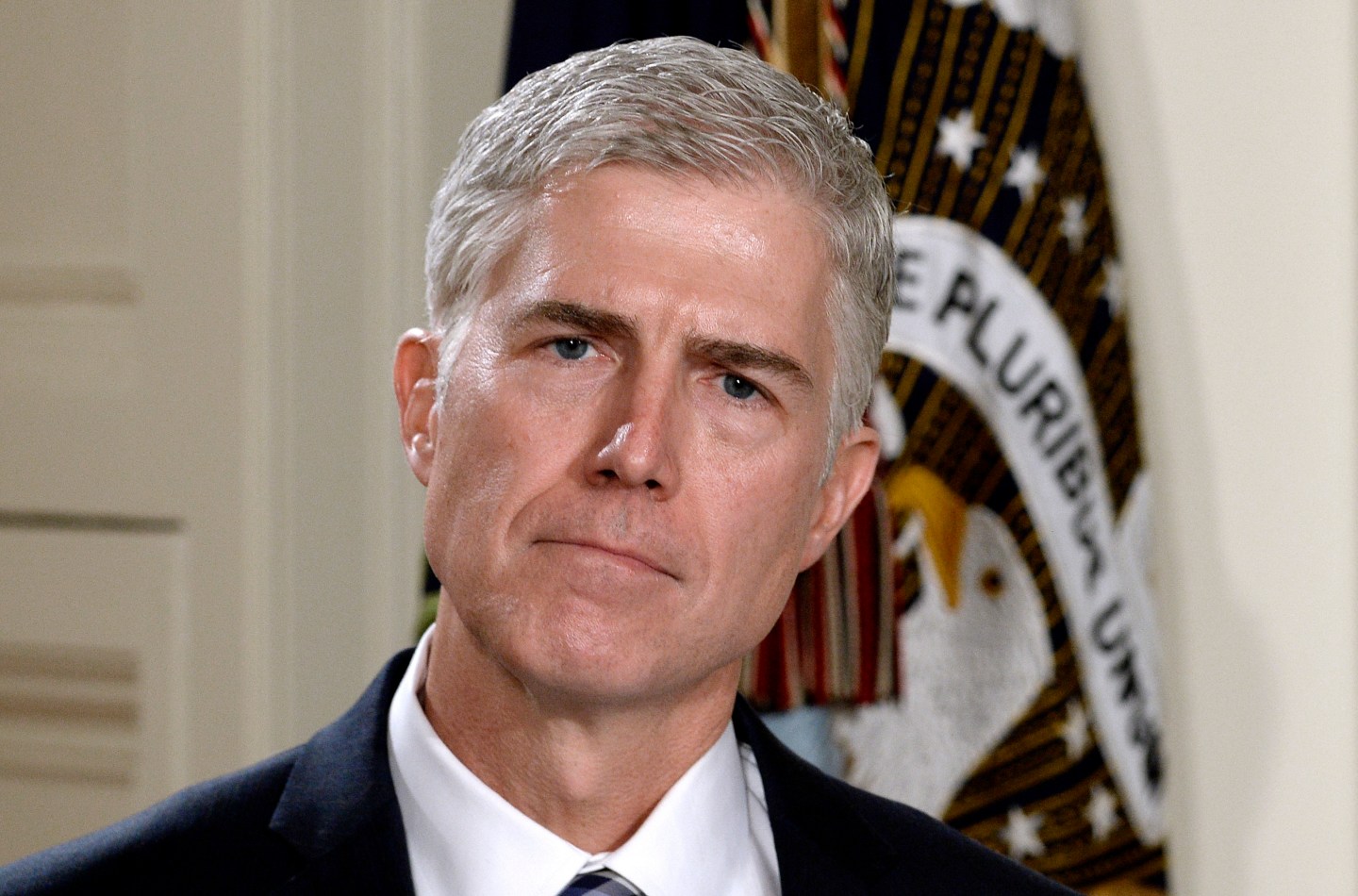 US President Donald Trump annonces the Supreme Court nominee . DC