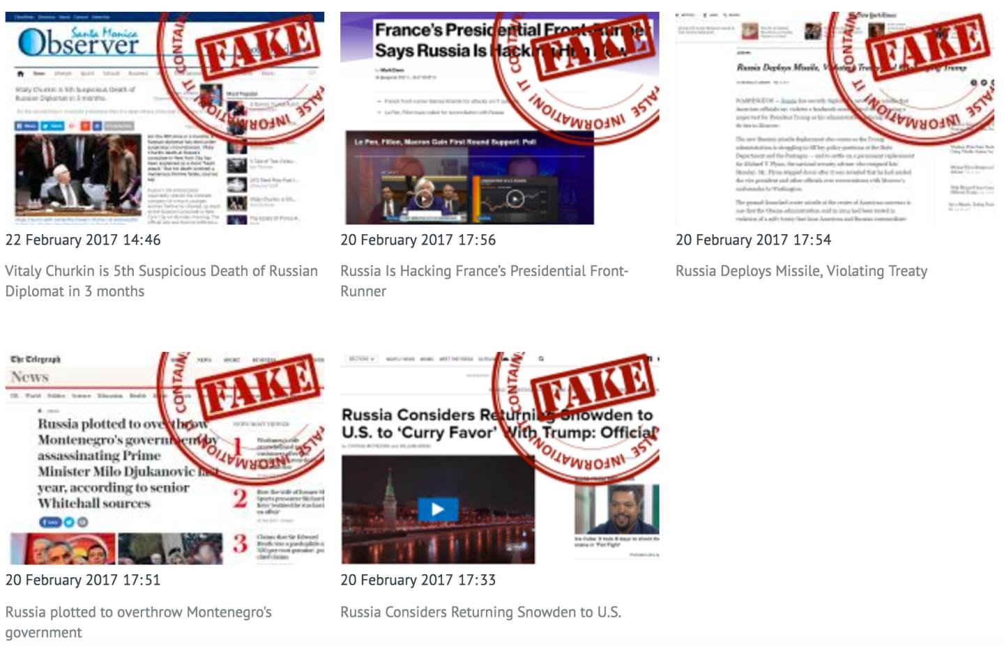Russia’s New Website to Flag Fake News Is Flagging Stuff That’s Definitely Not Fake News