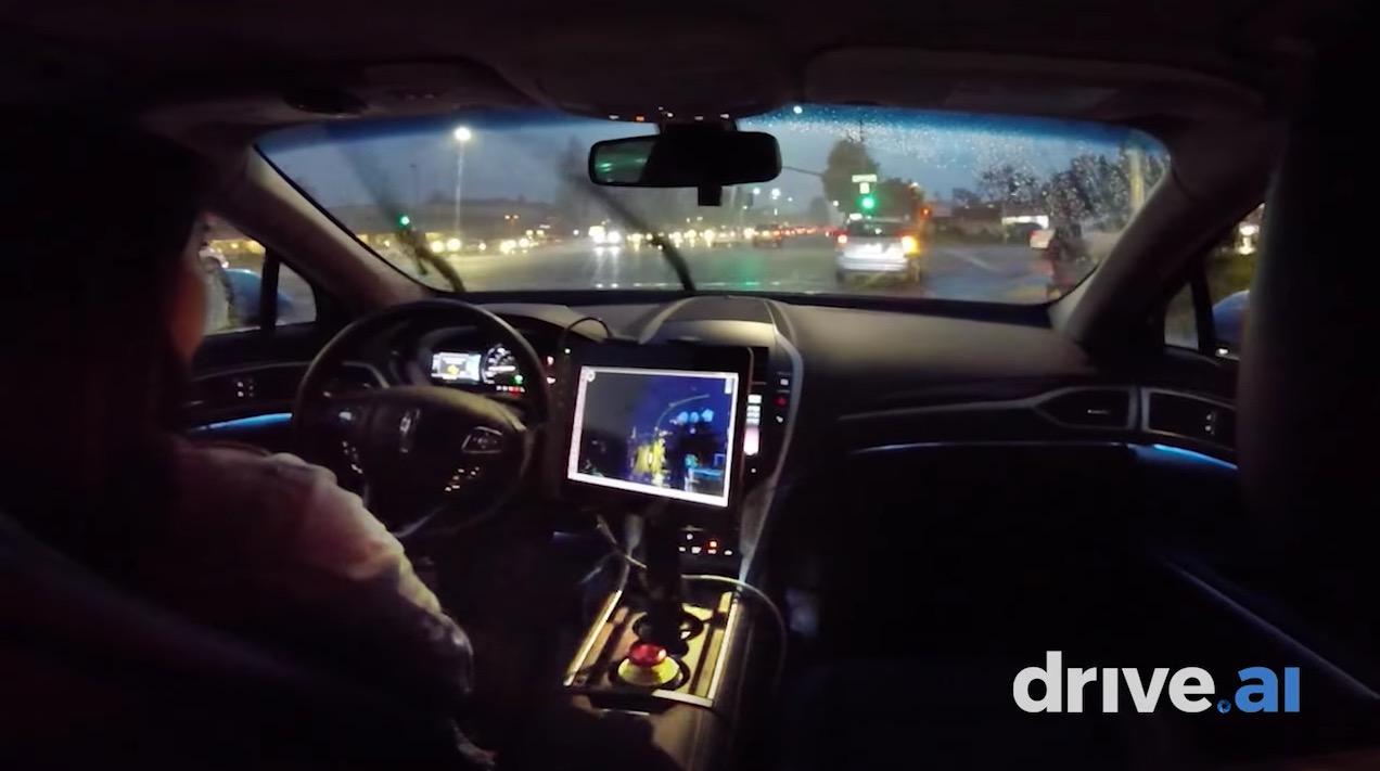Watch What Happens When a Self-Driving Car Encounters Rain at Night