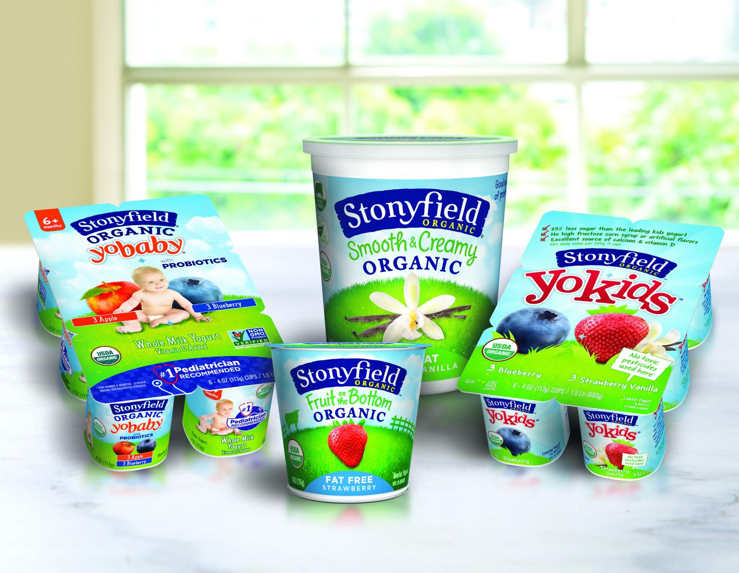 Stonyfield Gives Its Yogurt a Makeover