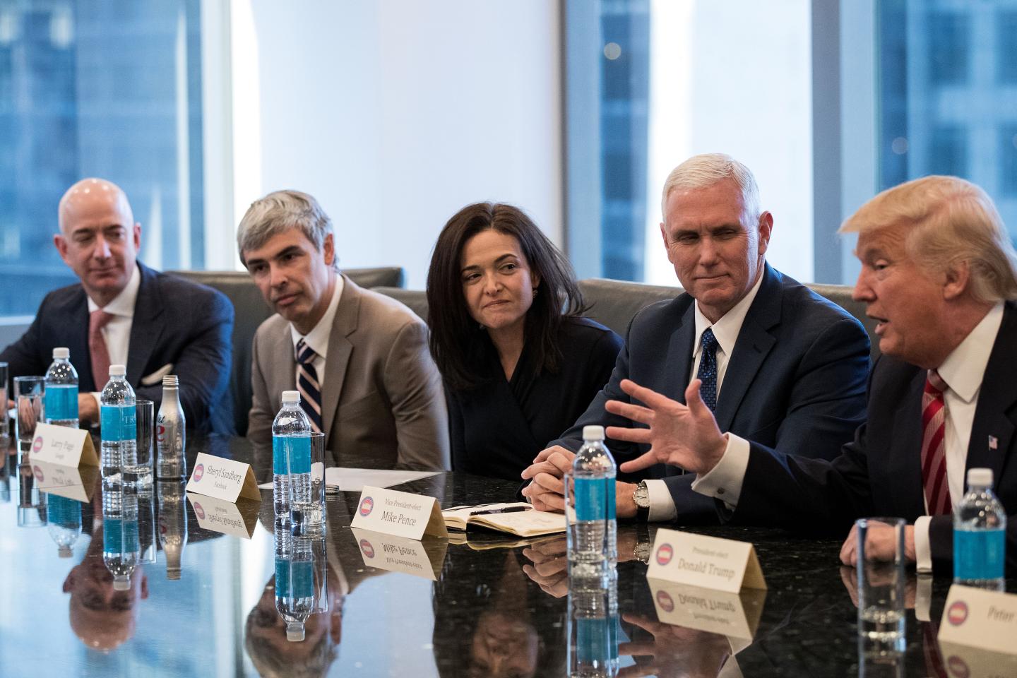 Trump Holds Summit With Technology Industry Leaders