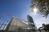 UN-GENERAL ASSEMBLY-FLAGS