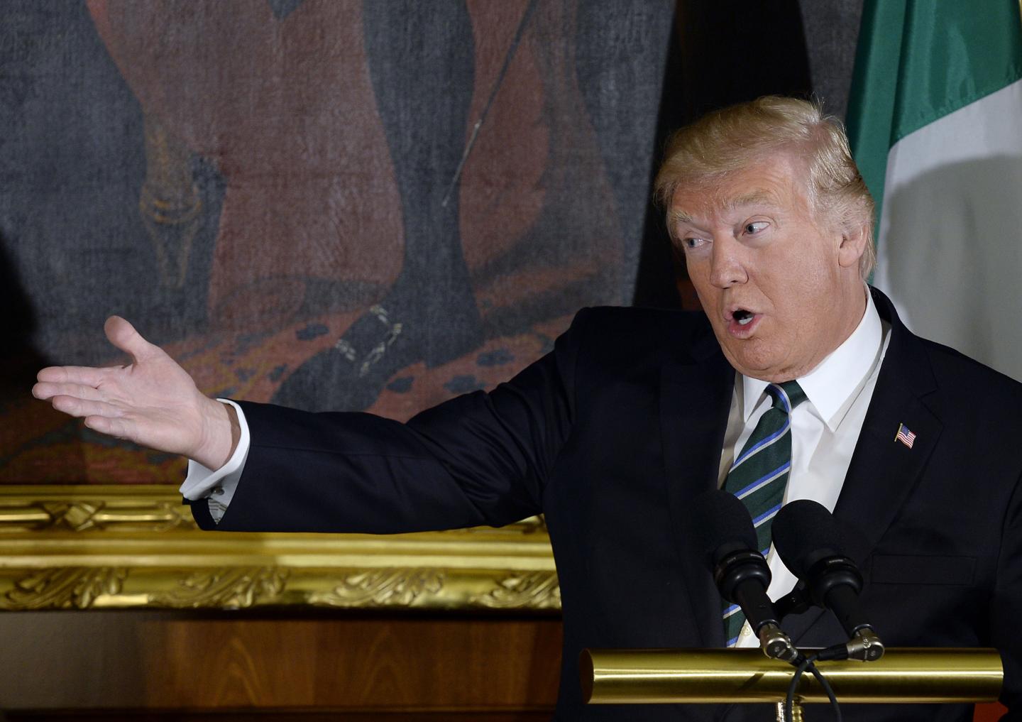 Trump, Paul Ryan Attend Traditional Congressional Luncheon For Irish PM
