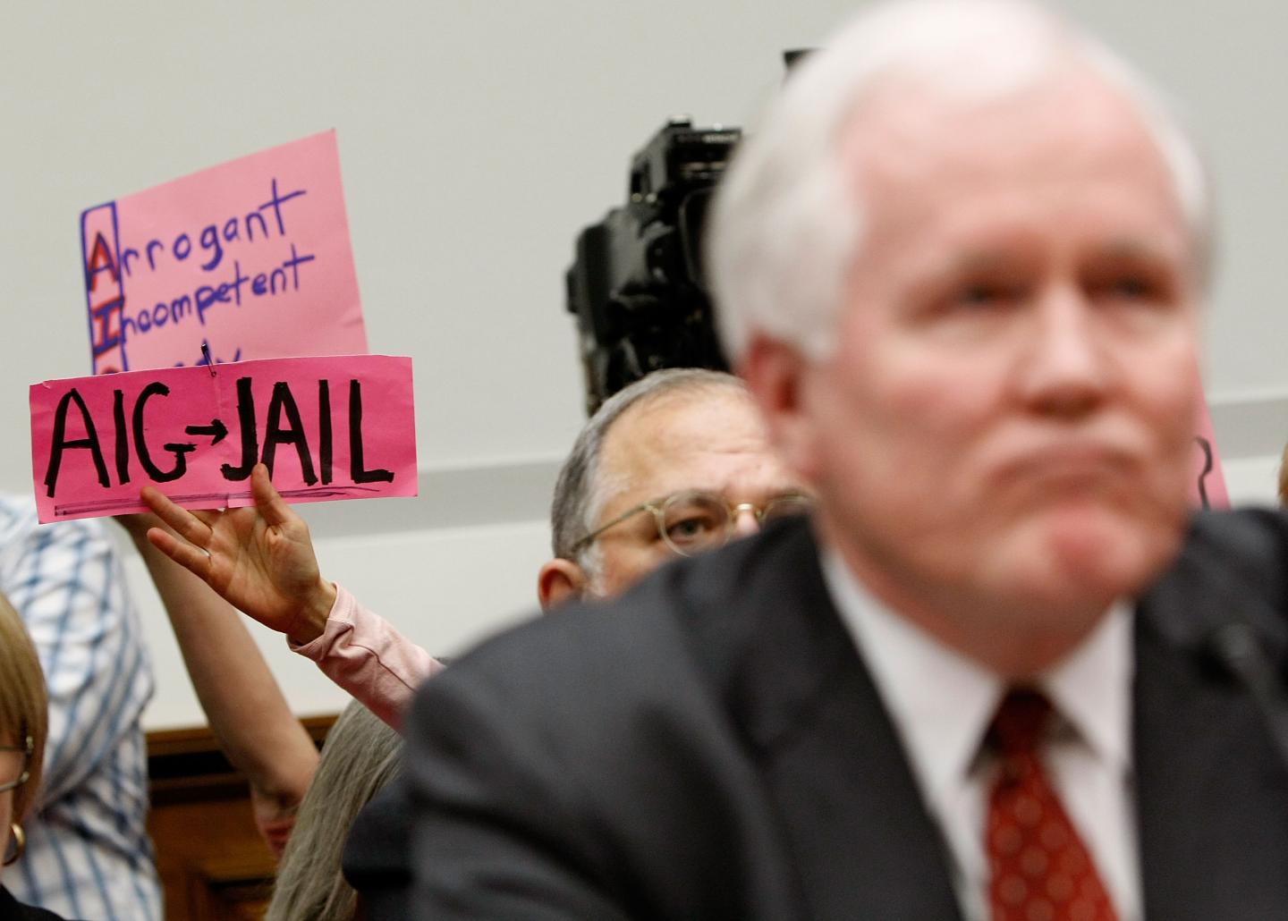 AIG CEO Testifies Before House Financial Services Cmte